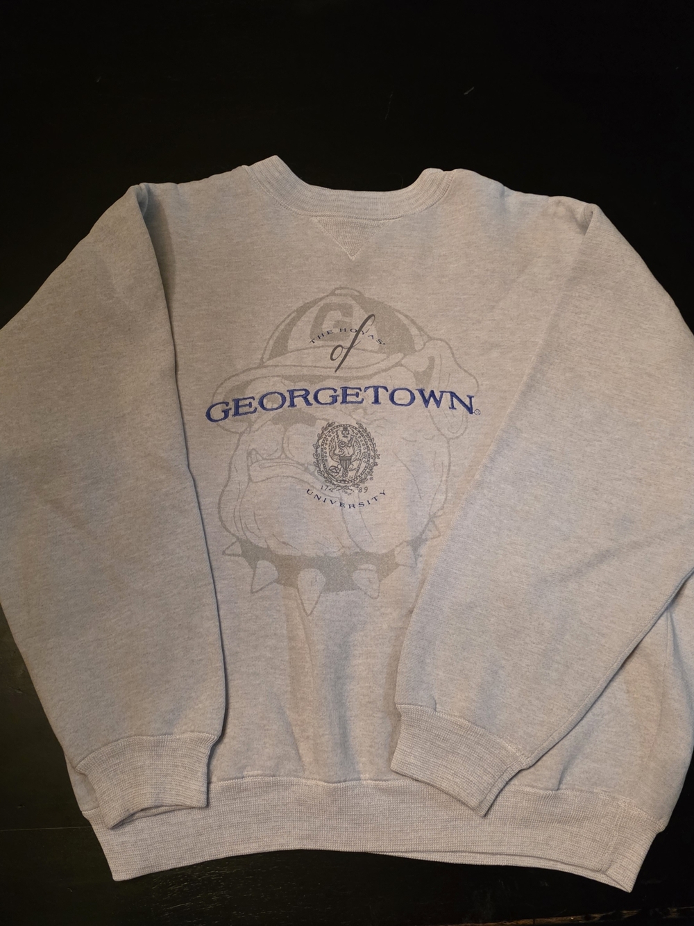 Georgetown Gray Crewneck Sweatshirt